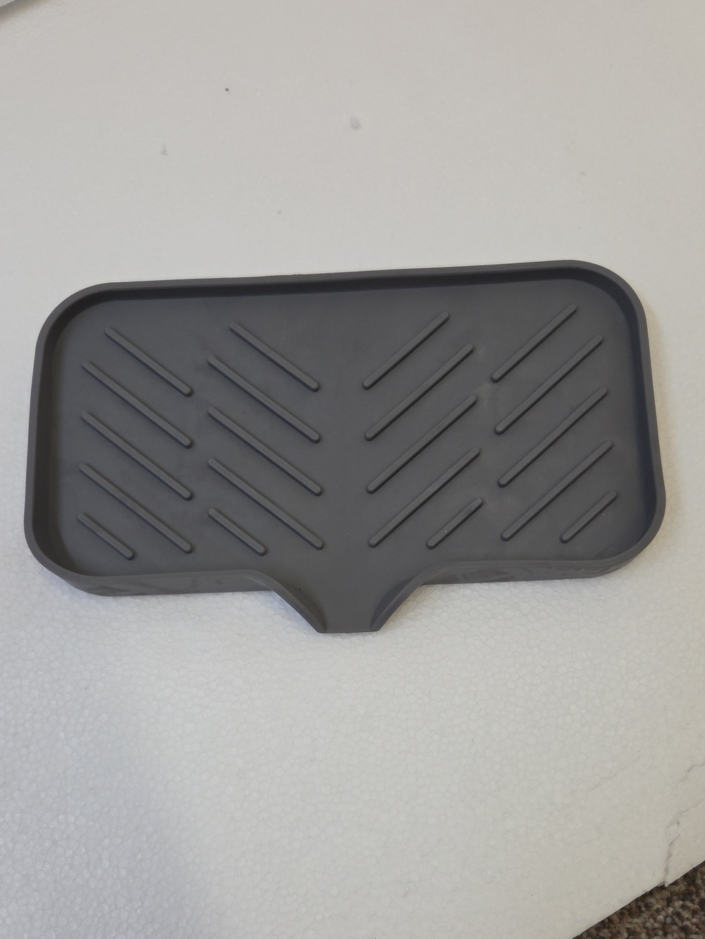 Silicone Drip Tray in Charcoal Gray